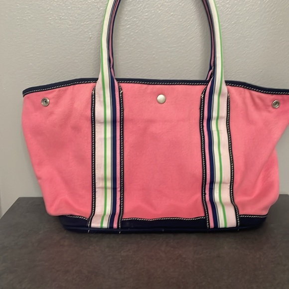 Preloved J Crew 100% cotton tote with matching belt - Picture 6 of 7